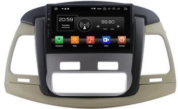 9-инчов авто радио Android 12 DVD-плейър GPS за Toyota Innvoa 2008-2010 128 г навигационна стерео 8 g безжична стерео carplay