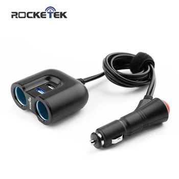 Зарядно за кола Rocketek multi usb smart IC 2 USB 3.1 A с 2 гнезда, Запалки, адаптер за телефон, аксесоари за зарядно устройство Xiaomi