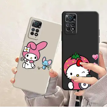 Защита на Камерата с образа на героя на My Melody Hello Kitty За Xiaomi Redmi Note 10В 9A 11 9 9S-9C K40 8T 8 10 Pro 7A 8T