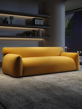 Италиански плат, диван прост модерен диван за хола 2023 нов онлайн разтегателен известни личности дневна мебели в скандинавски стил
