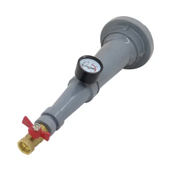 Тестер за измерване налягането в противопожарен кран с манометром за отклоняване на пожарна вода, съединител за пожарникар на резервоара за Налягане на водата в водният пистолет