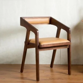 Уличен дървен стол в скандинавски минималистичном стил, Хол, Ресторант, Грим, Мобилни столове за хранене, кухненски Бокс за възрастни, Мебели за дома Sillas